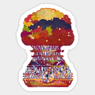 Sunset Bouquet Sticker